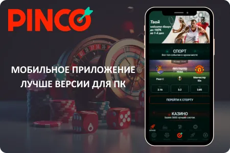 Pinco App Mobile vs PC