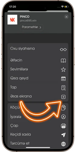 Tətbiqi əlavə edin