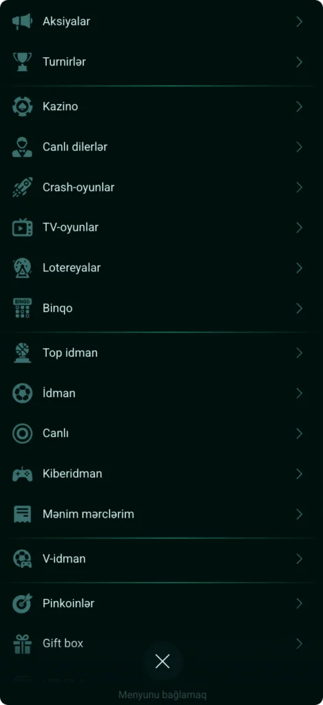 Pinco yeni interfeysi və qaranlıq rejim